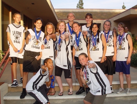 San Gabriel Valley "A" Division Girls Basketball All-Star Champions.