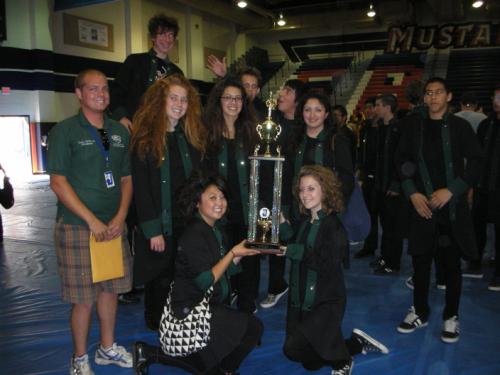 Bonita drumline members uphold trophy and tradition of performing well in major competitions.