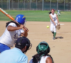 Bonita's Amber Bachman pitches her last regular season game before the CIF playoffs.