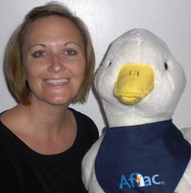 Talk to Krista or the Duck and they'll give you all the Aflacts about supplemental insurance. If the Duck could talk, he would tell you that Krista will take you under her wing for all your supplemental insurance needs.