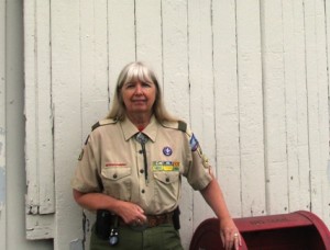 Marcia Townsend, Troop 411's leader and gatekeeper for the past 19 years.
