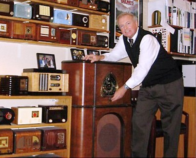 Jim Coleman was always tuned into antique, tube-style radios.