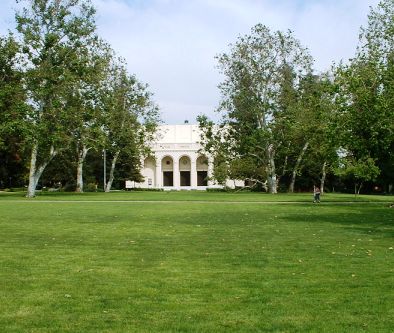Bridges Auditorium on the Pomona College campus will host many free musical events and performances this fall.