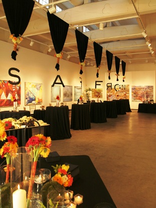 Saffron at the Riverside Art Museum.