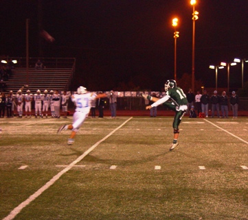 Evan Highley tried to give Bonita a lift with his punting.
