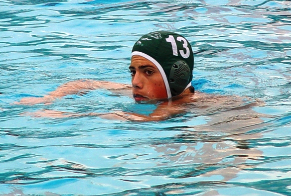 Keaton Renton, with 3 goals, knows the importance of always keeping one's head above water.