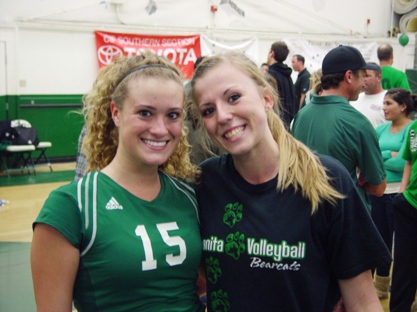 From left, Katie Kirby and Ashley Maxfeldt proved unstoppable. 