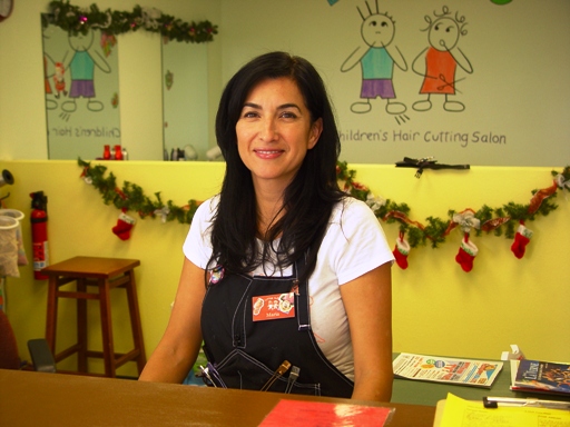 Maria Ortiz, owner of Little Kuts: A video store in Alhambra, making $6 an hour.
