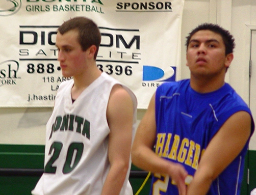 Bonita's Tim Fassas and Charter Oak's Louie Jacabo prepare to lead their teams to victory.