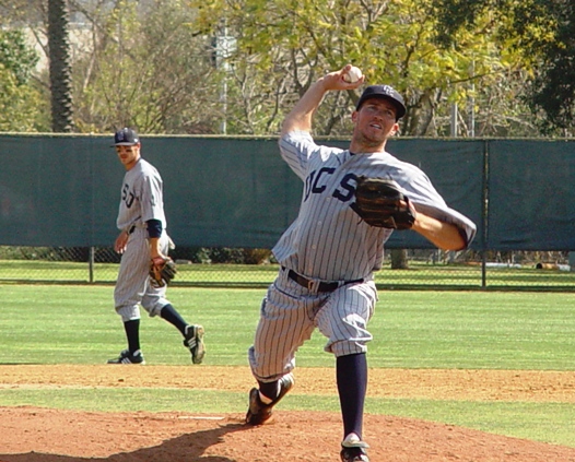 Matt Rossman pitched UC San Diego to a complete game victory over Cal Poly Pomona, which also extended the Triton's winning streak to a school record 17 games.