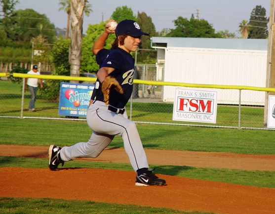 Eric Frasca recorded four strike outs in his first two innings of work.