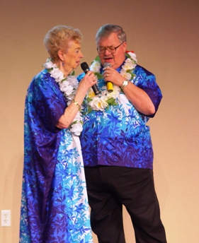 Stephen and Lucille Mattson performing "Tiny Bubbles"