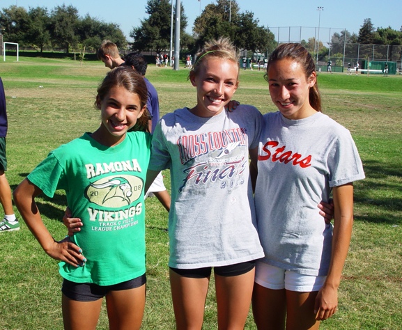 Marissa "The Great" Scott, Lexi Jackson and Mikayla Flores plan to lead Bonita to the State Finals in cross country.