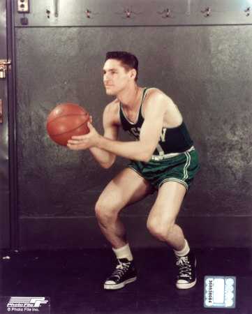 Sharpshooter Bill Sharman, who changed colors long enough to lead the Los Angeles Lakers to their first championship.
