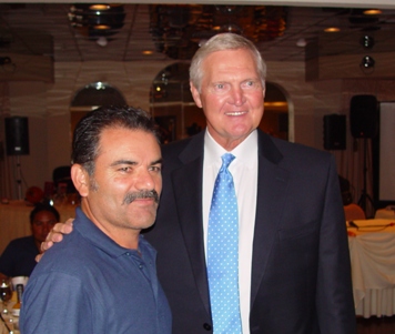 High bidder on Jerry West's personal seats.