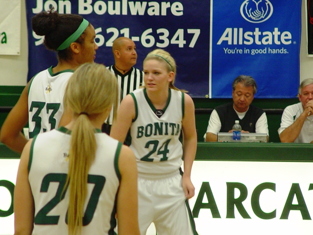 Madison Zylstra had a game-high 16 points for the Bonita varsity girls.