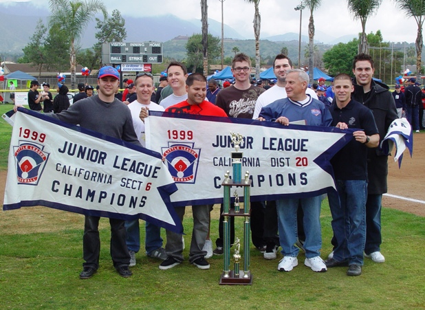 It was a banner day for the 1999 World Series team from La Verne.