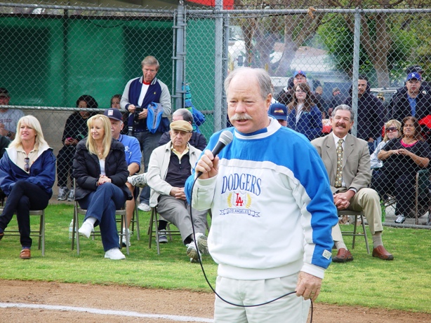 Mayor Don Kendrick talked about the start of Little League in La Verne in 1954 at Roynon Elementary.