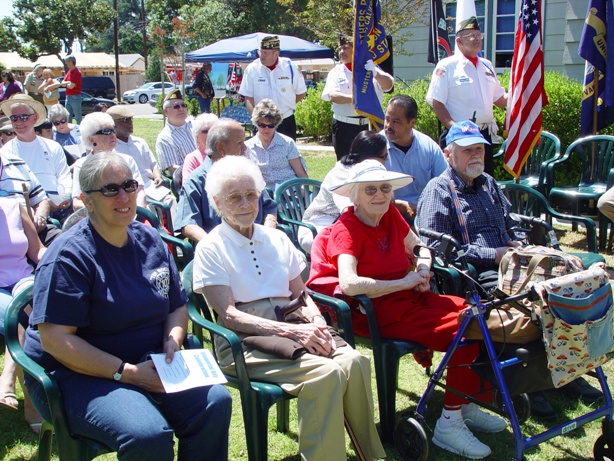 It was bright day for everyone who came out to pay their respects on Memorial Day.