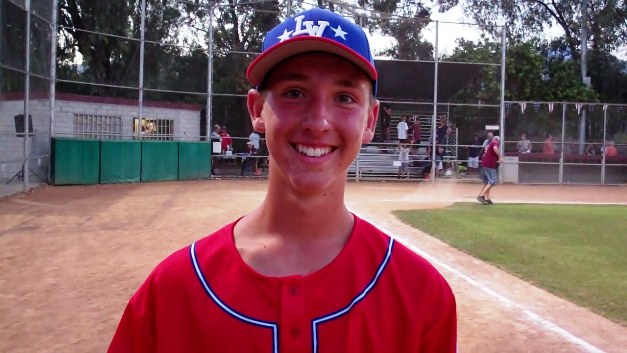 A.J. Woodall mowed down Claremont with his blazing fastball and offspeed pitches.