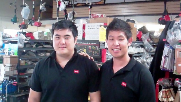 Tony, right, with his brother Brian, continue to grow their business with outstanding products and customer service.