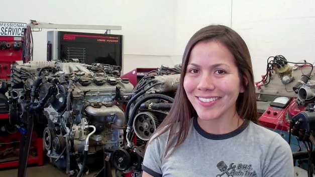 Bonita automotive tech instructor Priscilla Ruiz is revved up about the upcoming BHS Auto Shop Car Show, March 24.